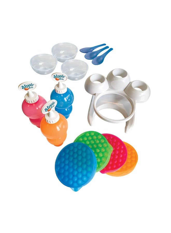 Dippin Dots Dippin' Dots 3 Orbit DIY Frozen Treat Maker for Kids â€“ Make Ice Cream Dots with Juice, Soda or Milk, Fun Kitchen Science Kit, Ages 6+ - Image 2